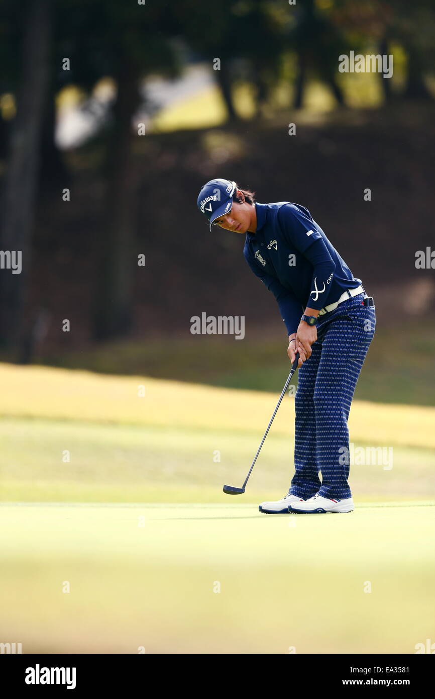 Chiba, Giappone. 6 Nov, 2014. Ryo Ishikawa Golf : HEIWA PGM CAMPIONATO Kasumigaura nel primo round a Miho Golf Club a Chiba, Giappone . © AFLO SPORT/Alamy Live News Foto Stock