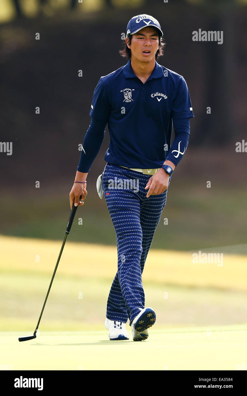 Chiba, Giappone. 6 Nov, 2014. Ryo Ishikawa Golf : HEIWA PGM CAMPIONATO Kasumigaura nel primo round a Miho Golf Club a Chiba, Giappone . © AFLO SPORT/Alamy Live News Foto Stock