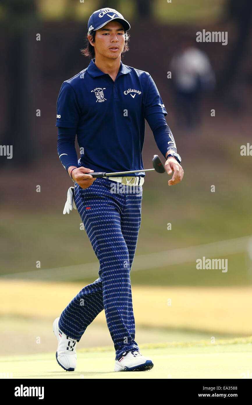 Chiba, Giappone. 6 Nov, 2014. Ryo Ishikawa Golf : HEIWA PGM CAMPIONATO Kasumigaura nel primo round a Miho Golf Club a Chiba, Giappone . © AFLO SPORT/Alamy Live News Foto Stock