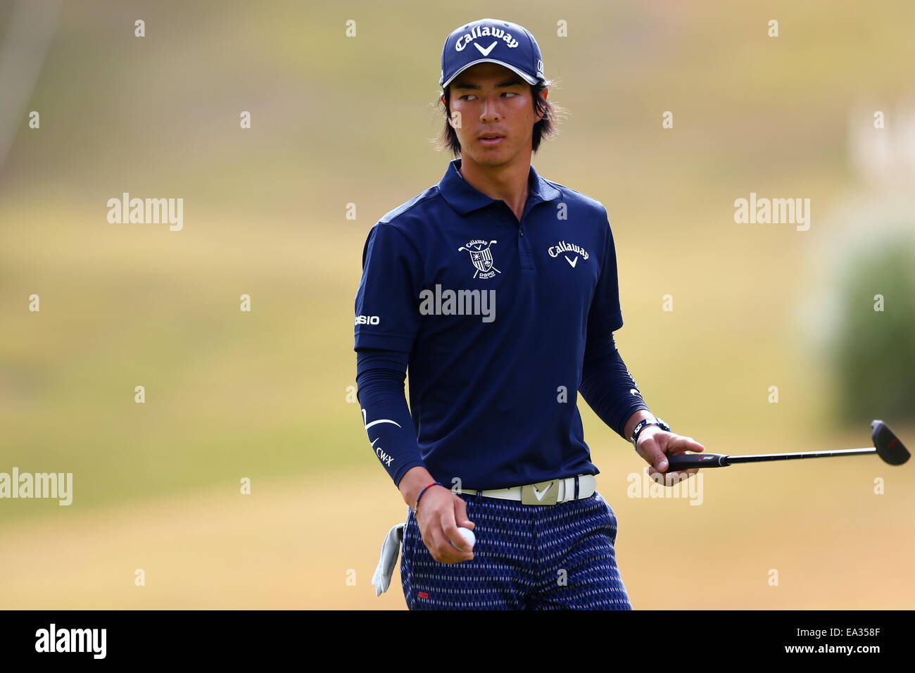 Chiba, Giappone. 6 Nov, 2014. Ryo Ishikawa Golf : HEIWA PGM CAMPIONATO Kasumigaura nel primo round a Miho Golf Club a Chiba, Giappone . © AFLO SPORT/Alamy Live News Foto Stock