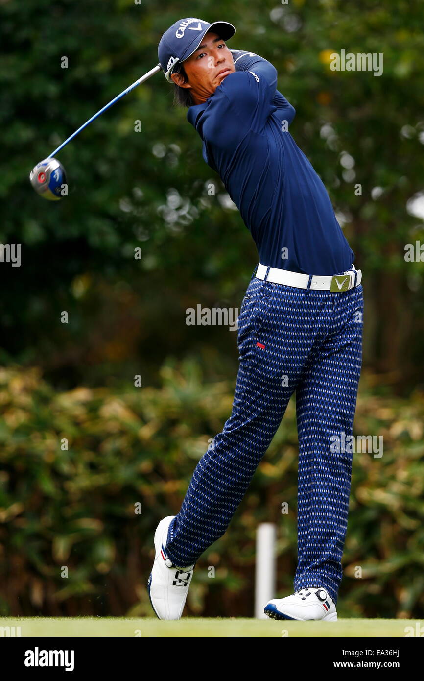 Chiba, Giappone. 6 Nov, 2014. Ryo Ishikawa Golf : HEIWA PGM CAMPIONATO Kasumigaura nel primo round a Miho Golf Club a Chiba, Giappone . © AFLO SPORT/Alamy Live News Foto Stock