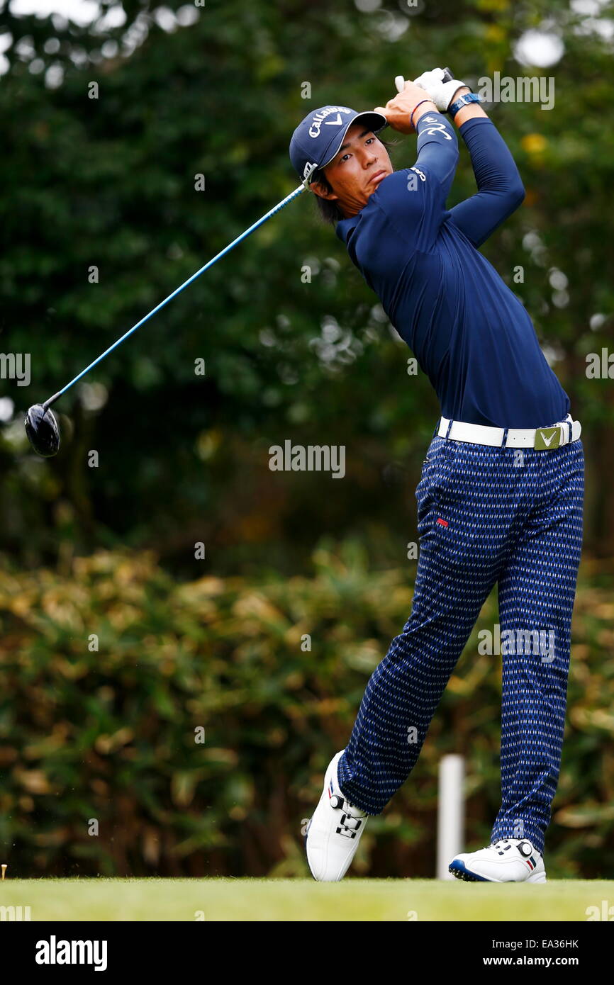 Chiba, Giappone. 6 Nov, 2014. Ryo Ishikawa Golf : HEIWA PGM CAMPIONATO Kasumigaura nel primo round a Miho Golf Club a Chiba, Giappone . © AFLO SPORT/Alamy Live News Foto Stock