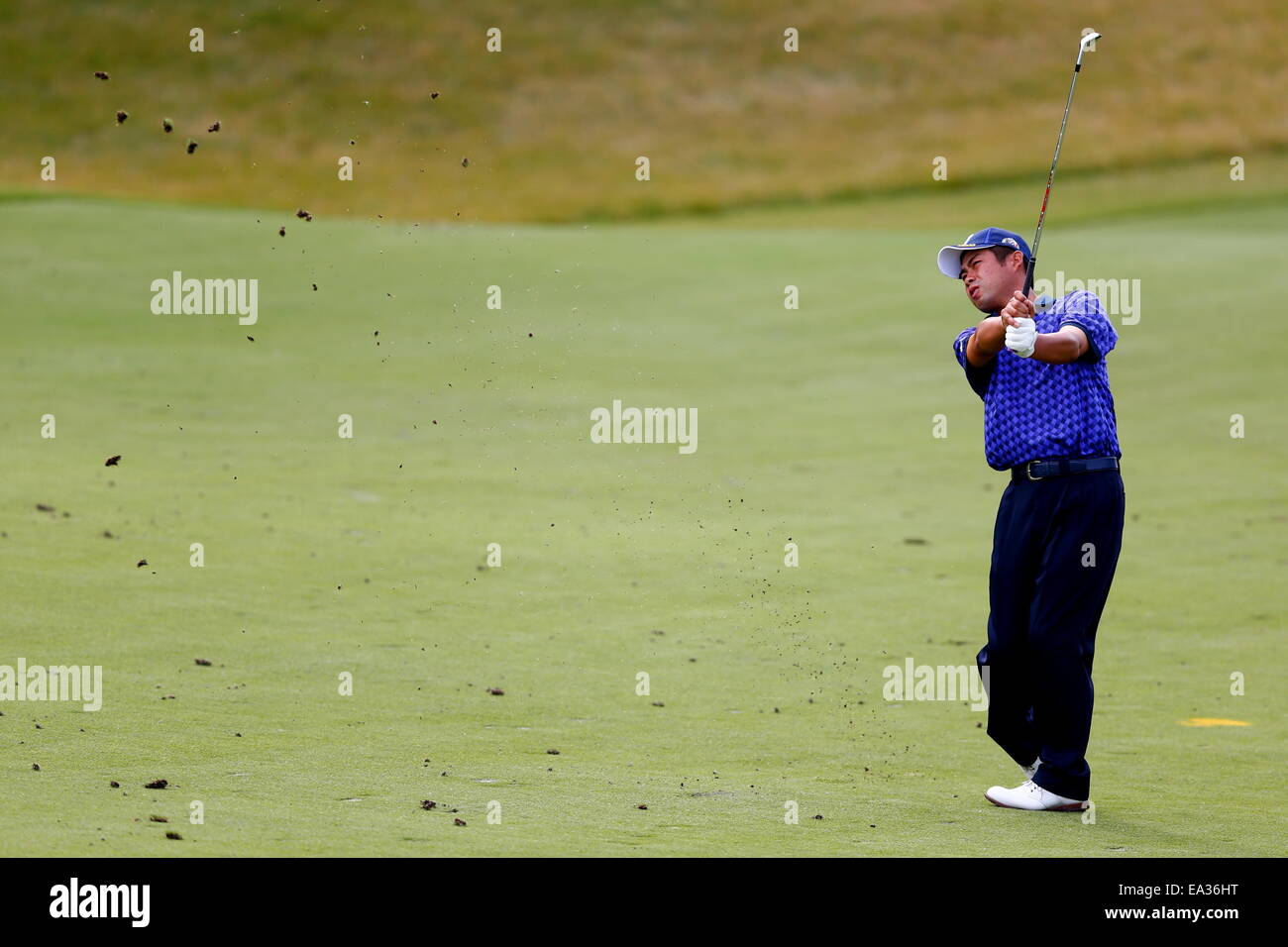 Chiba, Giappone. 6 Nov, 2014. Yuta Ikeda Golf : HEIWA PGM CAMPIONATO Kasumigaura nel primo round a Miho Golf Club a Chiba, Giappone . © AFLO SPORT/Alamy Live News Foto Stock