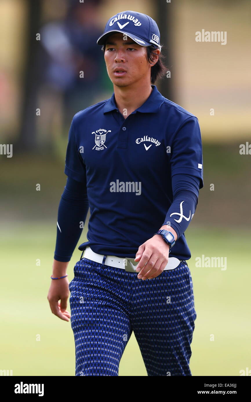 Chiba, Giappone. 6 Nov, 2014. Ryo Ishikawa Golf : HEIWA PGM CAMPIONATO Kasumigaura nel primo round a Miho Golf Club a Chiba, Giappone . © AFLO SPORT/Alamy Live News Foto Stock