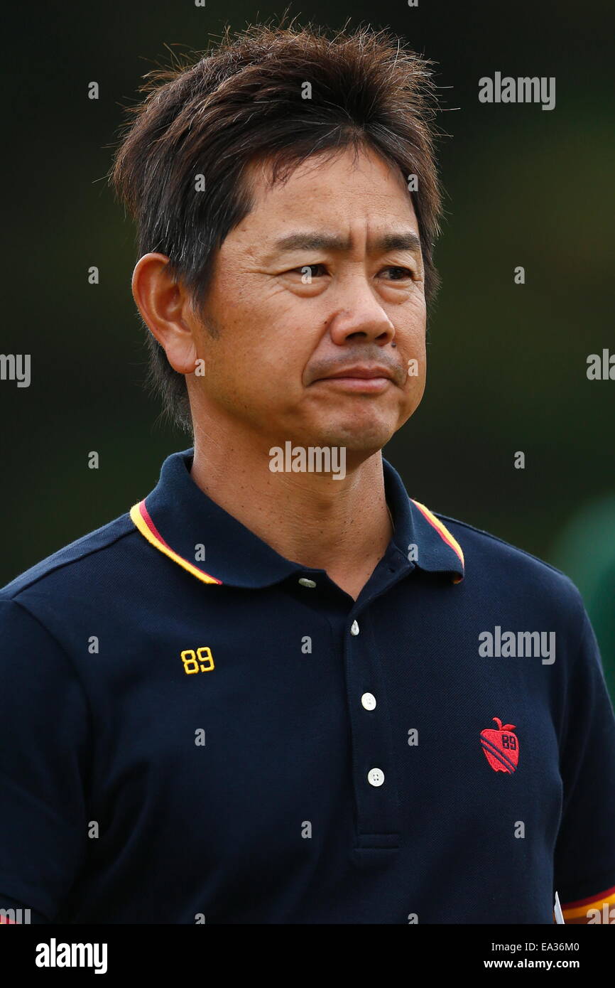 Chiba, Giappone. 6 Nov, 2014. Hiroyuki Fujita Golf : HEIWA PGM CAMPIONATO Kasumigaura nel primo round a Miho Golf Club a Chiba, Giappone . © AFLO SPORT/Alamy Live News Foto Stock