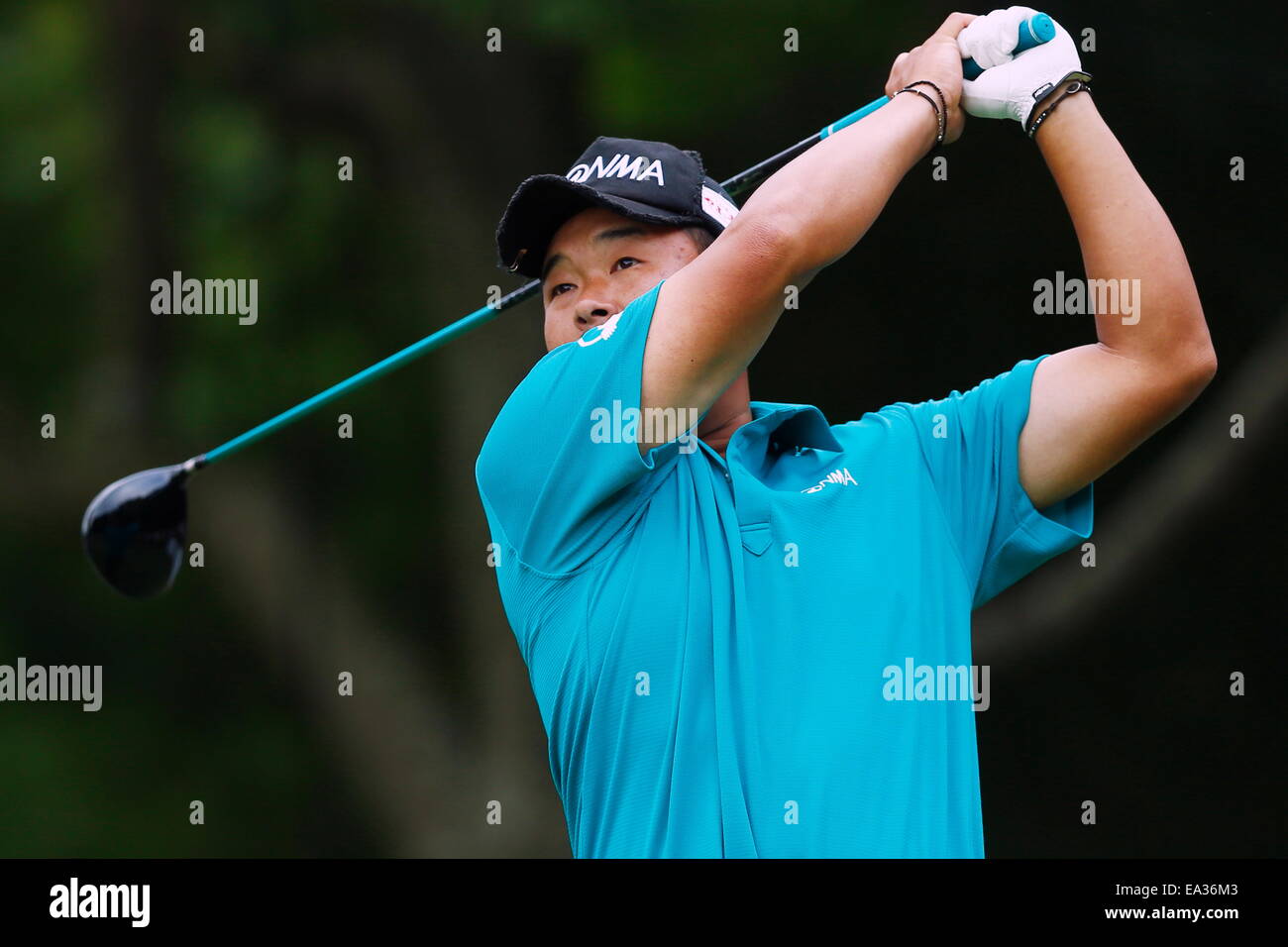 Chiba, Giappone. 6 Nov, 2014. Komei Oda Golf : HEIWA PGM CAMPIONATO Kasumigaura nel primo round a Miho Golf Club a Chiba, Giappone . © AFLO SPORT/Alamy Live News Foto Stock