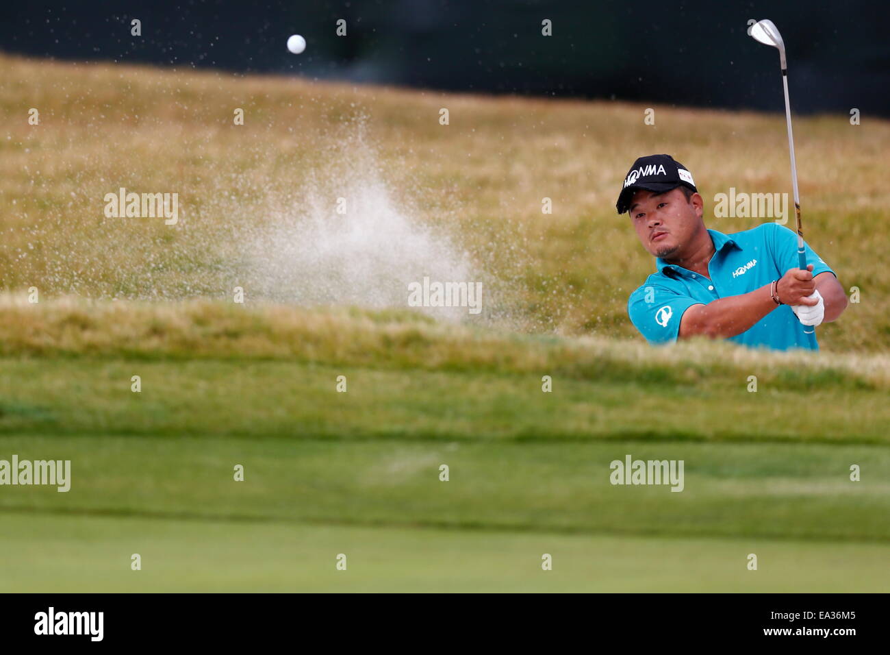 Chiba, Giappone. 6 Nov, 2014. Komei Oda Golf : HEIWA PGM CAMPIONATO Kasumigaura nel primo round a Miho Golf Club a Chiba, Giappone . © AFLO SPORT/Alamy Live News Foto Stock