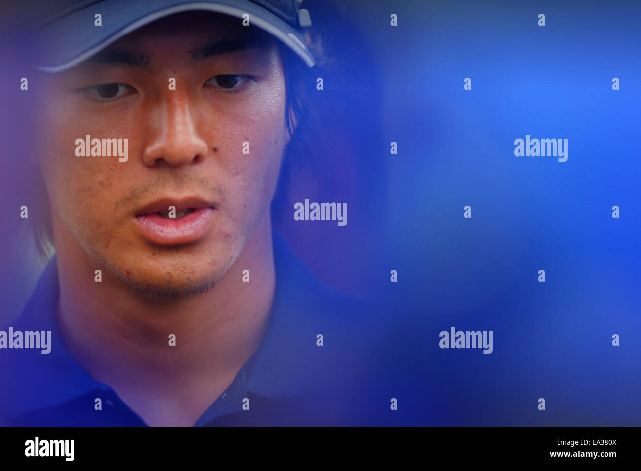 Chiba, Giappone. 6 Nov, 2014. Ryo Ishikawa Golf : HEIWA PGM CAMPIONATO Kasumigaura nel primo round a Miho Golf Club a Chiba, Giappone . © AFLO SPORT/Alamy Live News Foto Stock