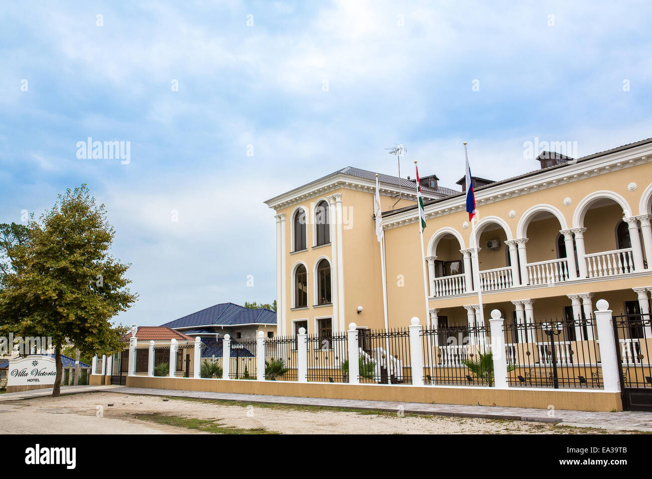 Hotel moderno, Gudauta, Abcasia Foto Stock