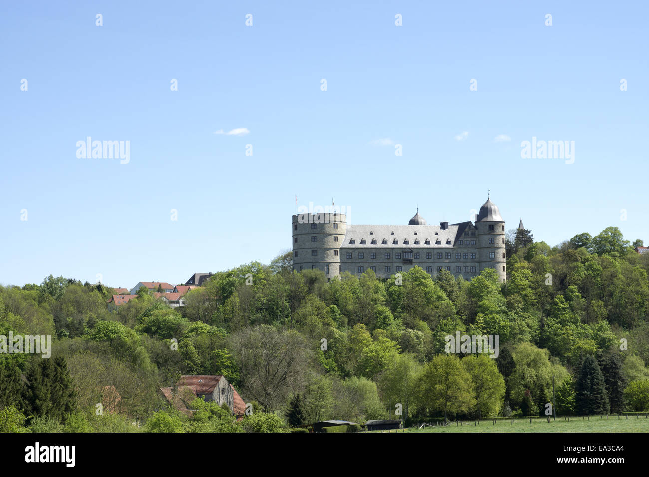 Wewelsburg, distretto di Paderborn, Germania Foto Stock