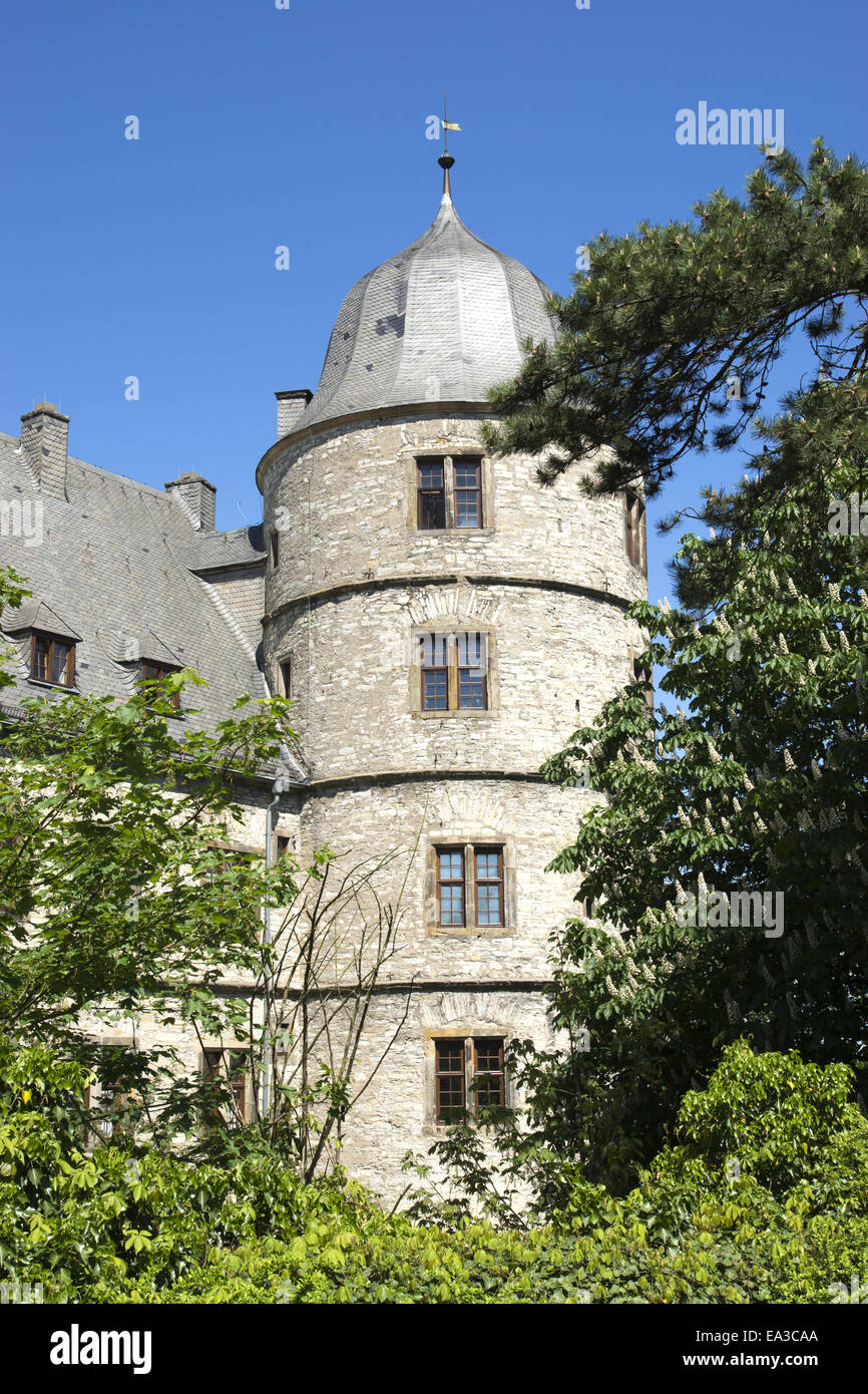 Wewelsburg, distretto di Paderborn, Germania Foto Stock