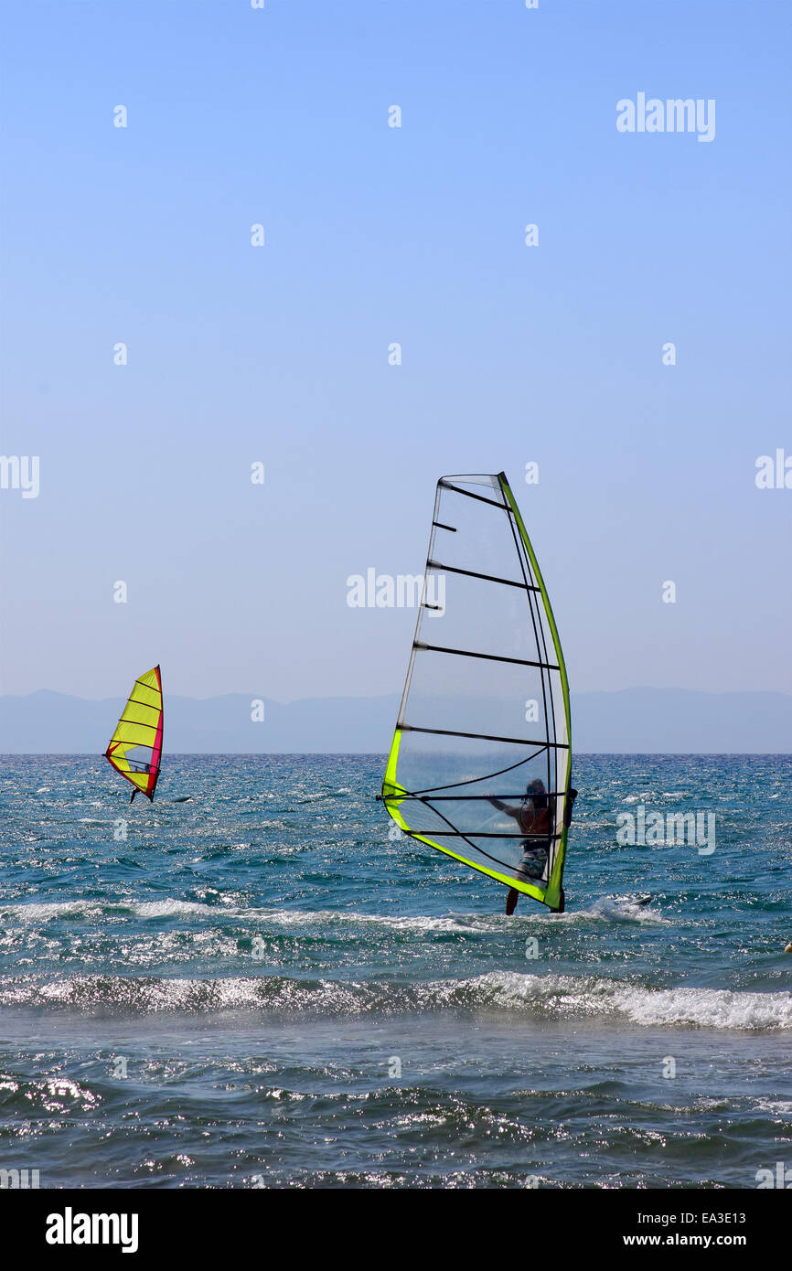 Windsurf Foto Stock