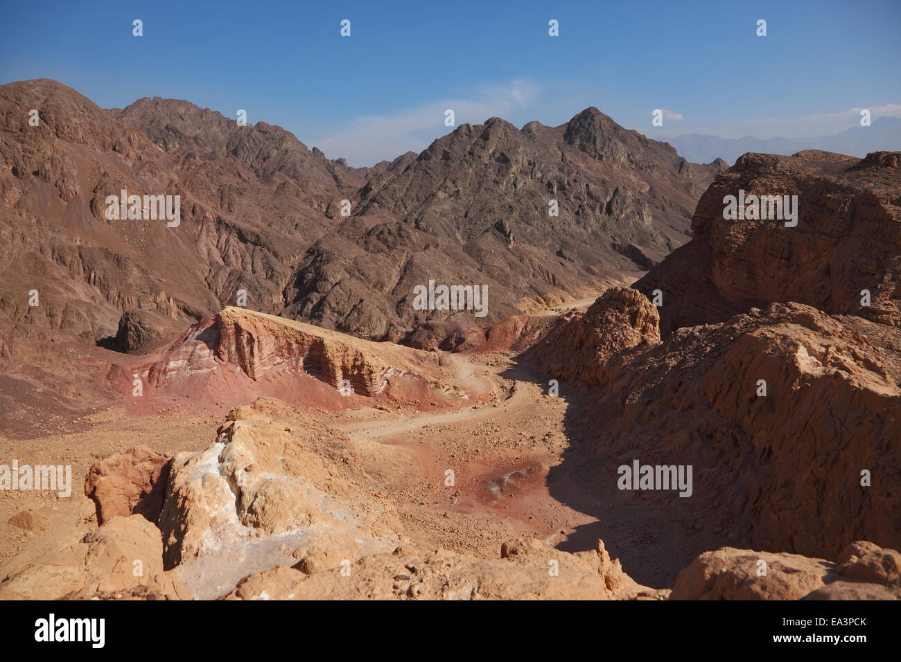 Antiche Montagne in Israele. Foto Stock