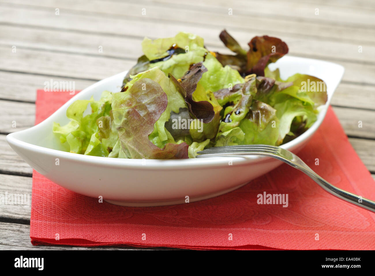 Insalata verde Foto Stock