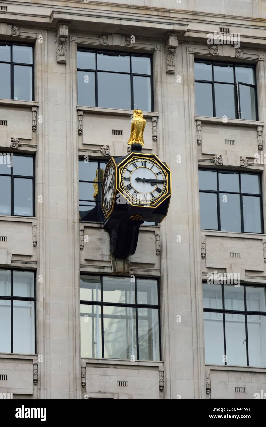 Città orologio ad angolo Foto Stock