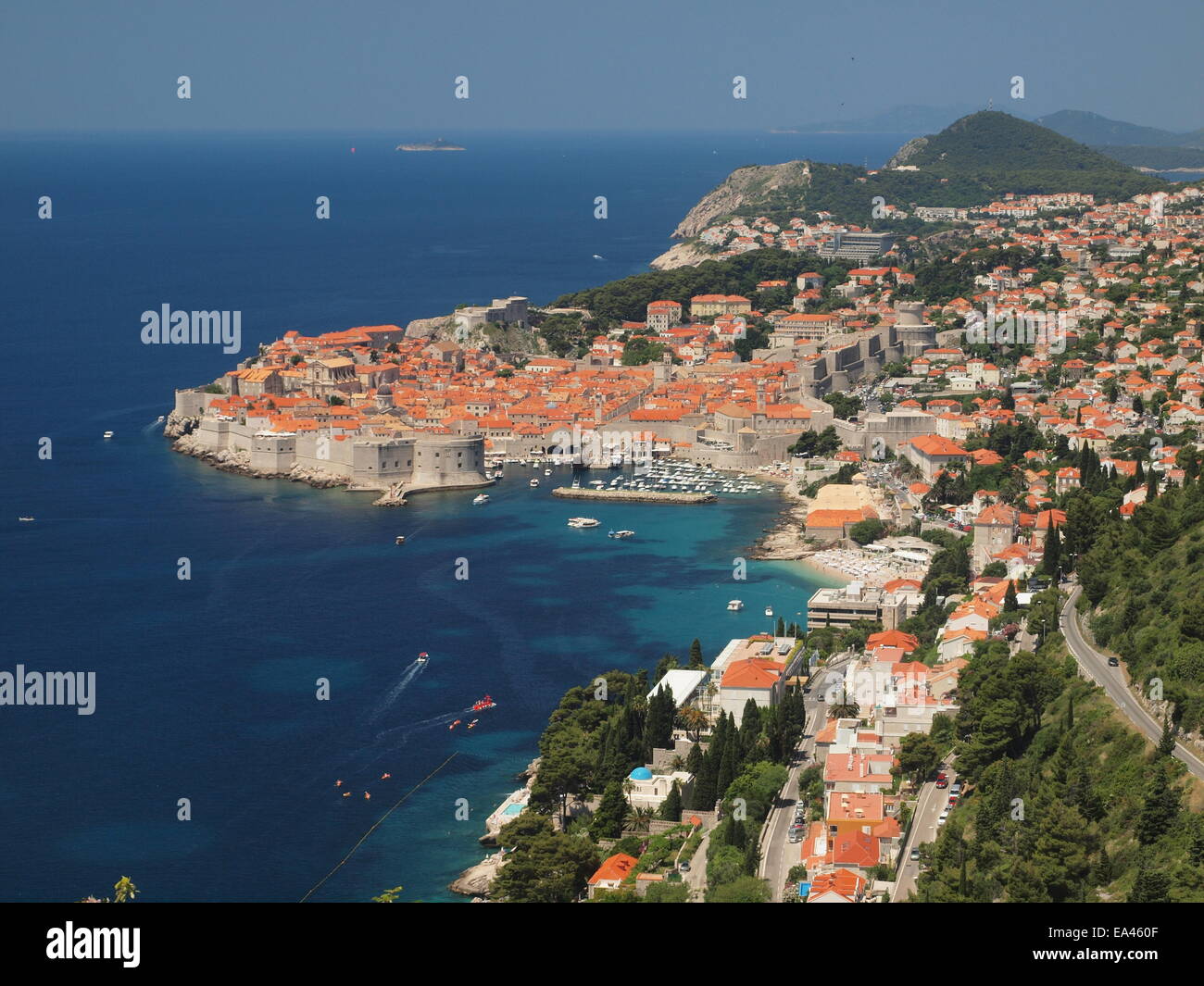 La città vecchia di Dubrovnik Foto Stock