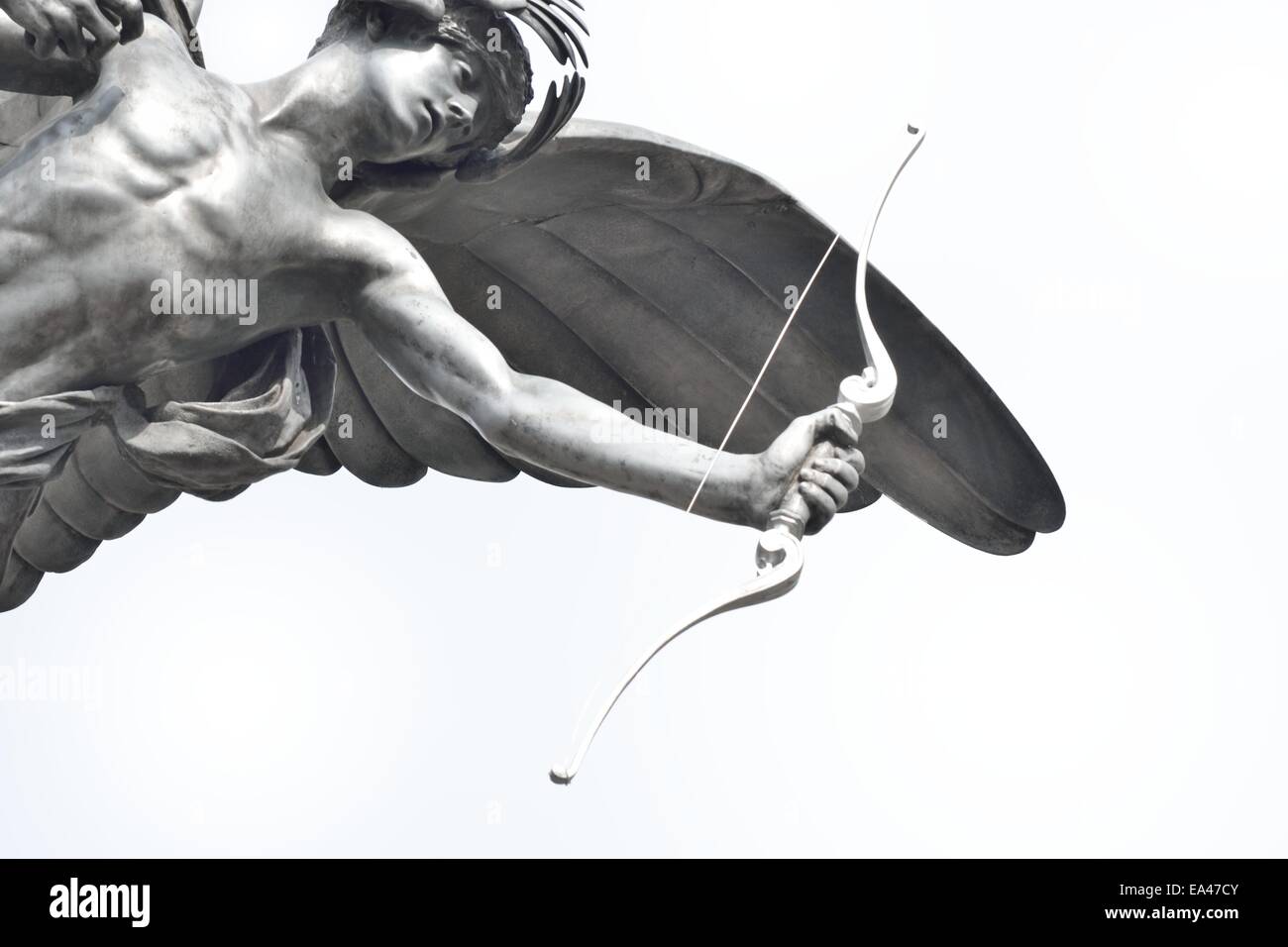 Close up di Eros Staue Foto Stock