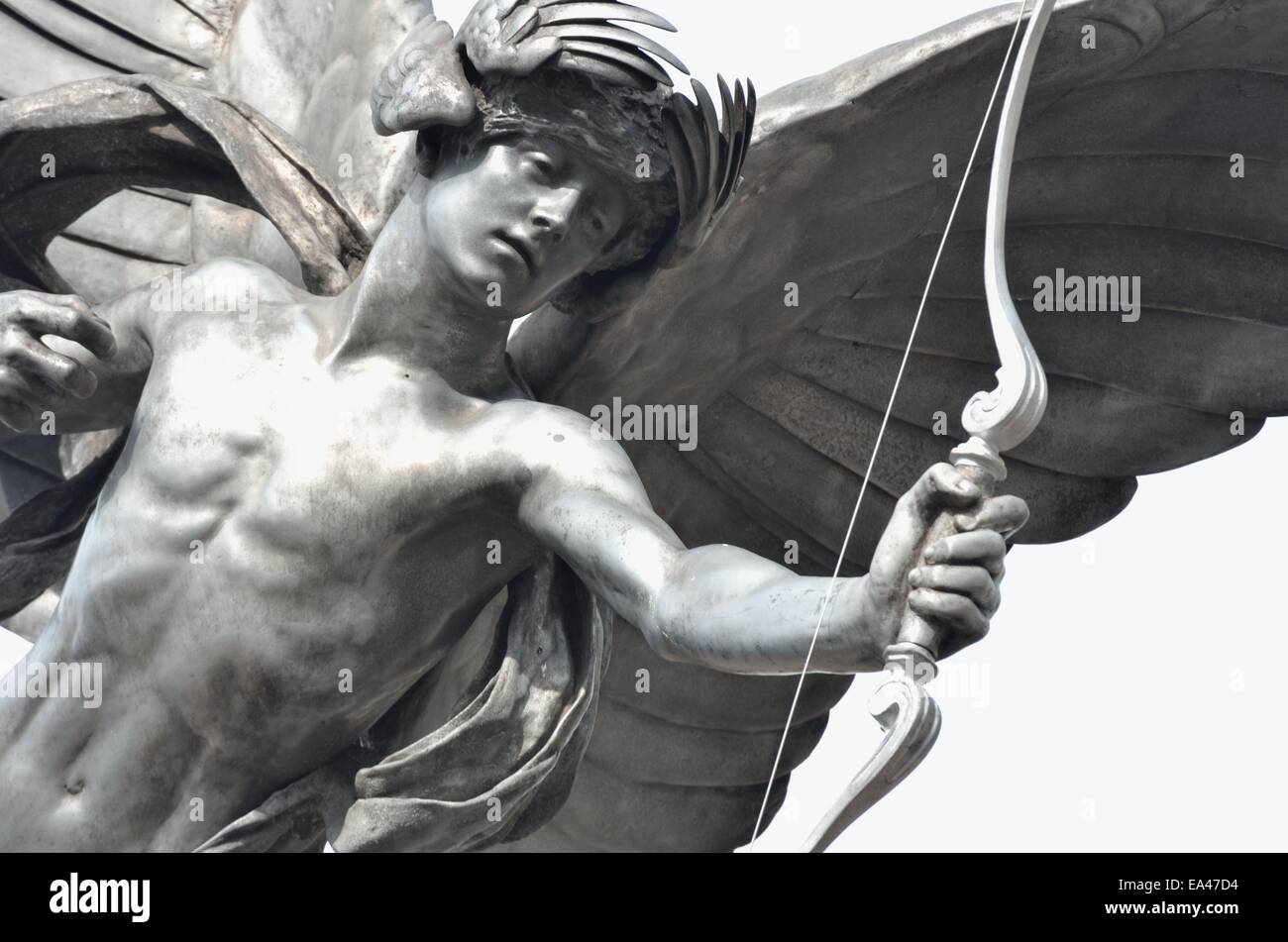 Dettaglio della statua di Eros Foto Stock