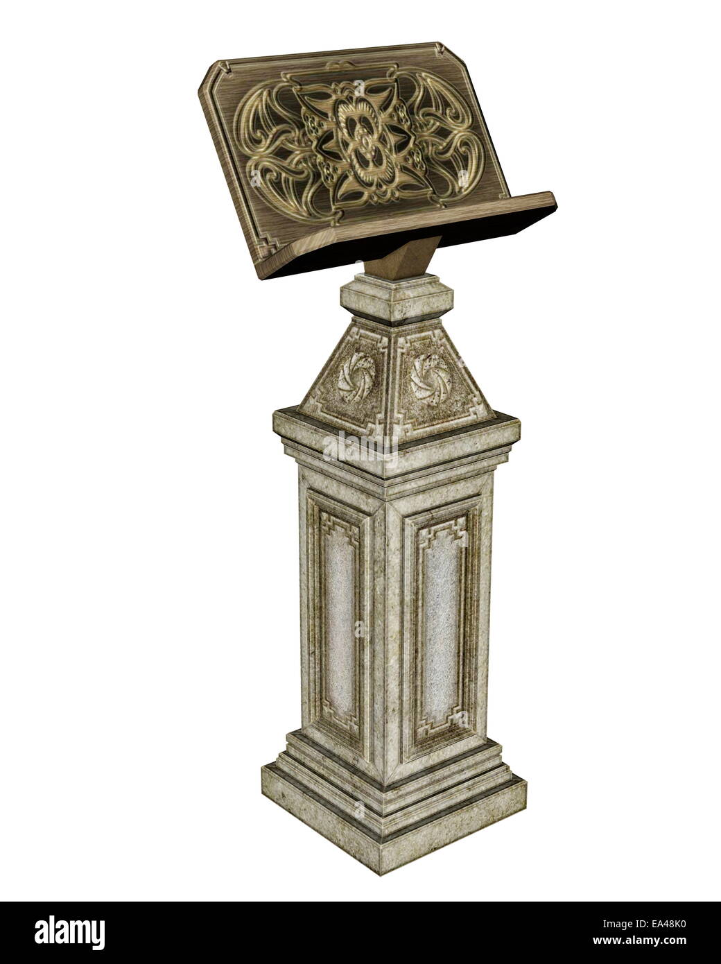 Antiche tribune - 3D render Foto Stock