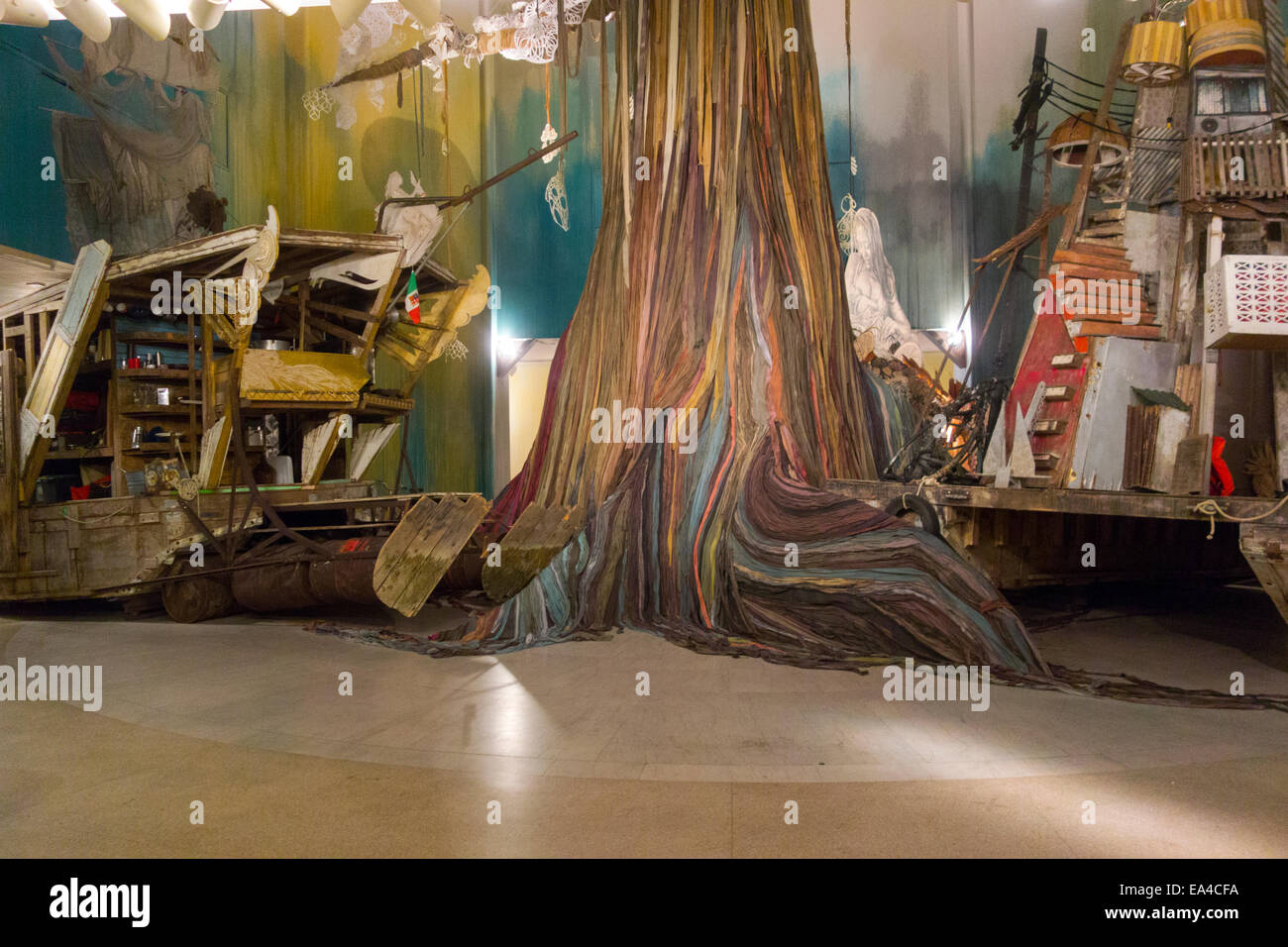 Swoon mostra al Brooklyn Museum of Art Foto Stock