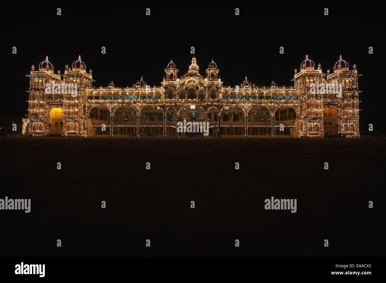 Mysore Palace; Mysore, India Foto Stock