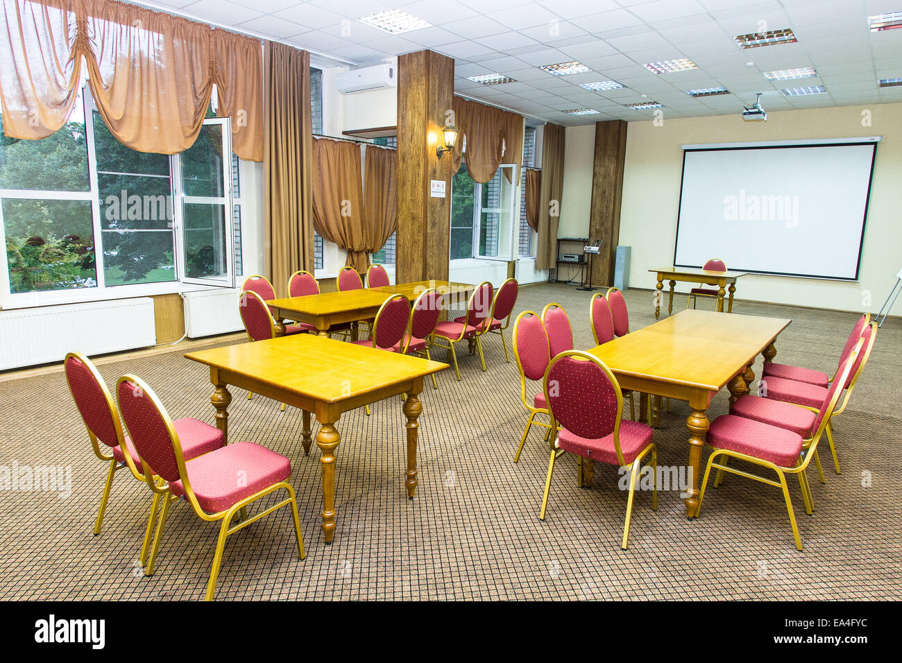 Sala conferenze Foto Stock