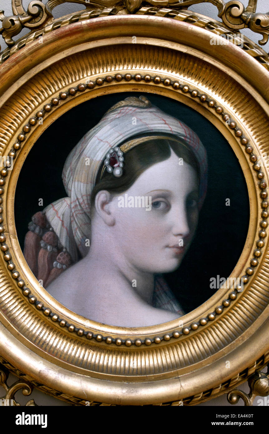 Jean Auguste Dominique Ingres (1780-1867): Capo del Grande' Odalisca Francia - Francese Foto Stock