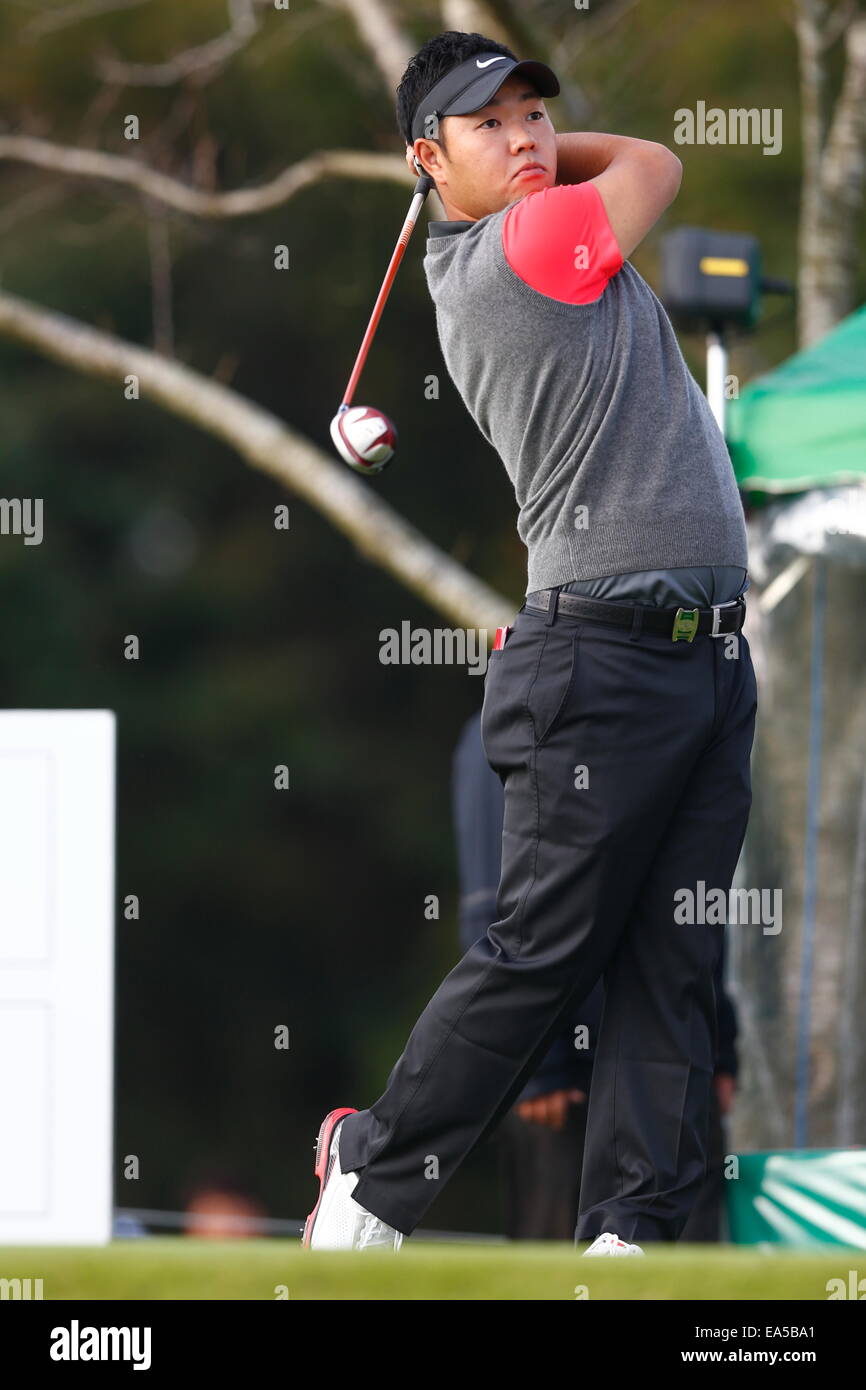 Chiba, Giappone. 6 Nov, 2014. Shunsuke Sonoda Golf : HEIWA PGM CAMPIONATO Kasumigaura nel primo round a Miho Golf Club a Chiba, Giappone . © AFLO SPORT/Alamy Live News Foto Stock