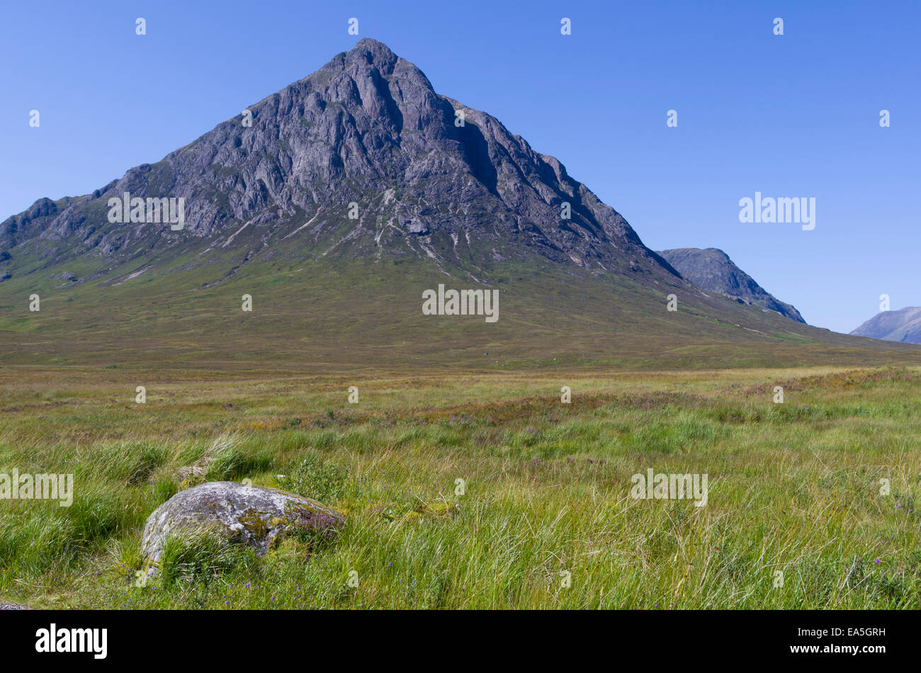 Stob Dearg, Buachaille Etive Mor, Glen Etive, Lochaber, Highland, Scotland, Regno Unito Foto Stock