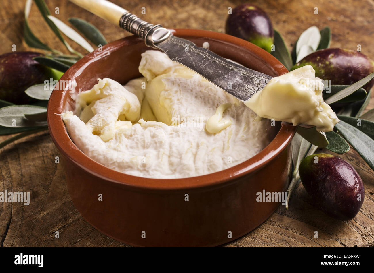 Formaggio Camembert Foto Stock