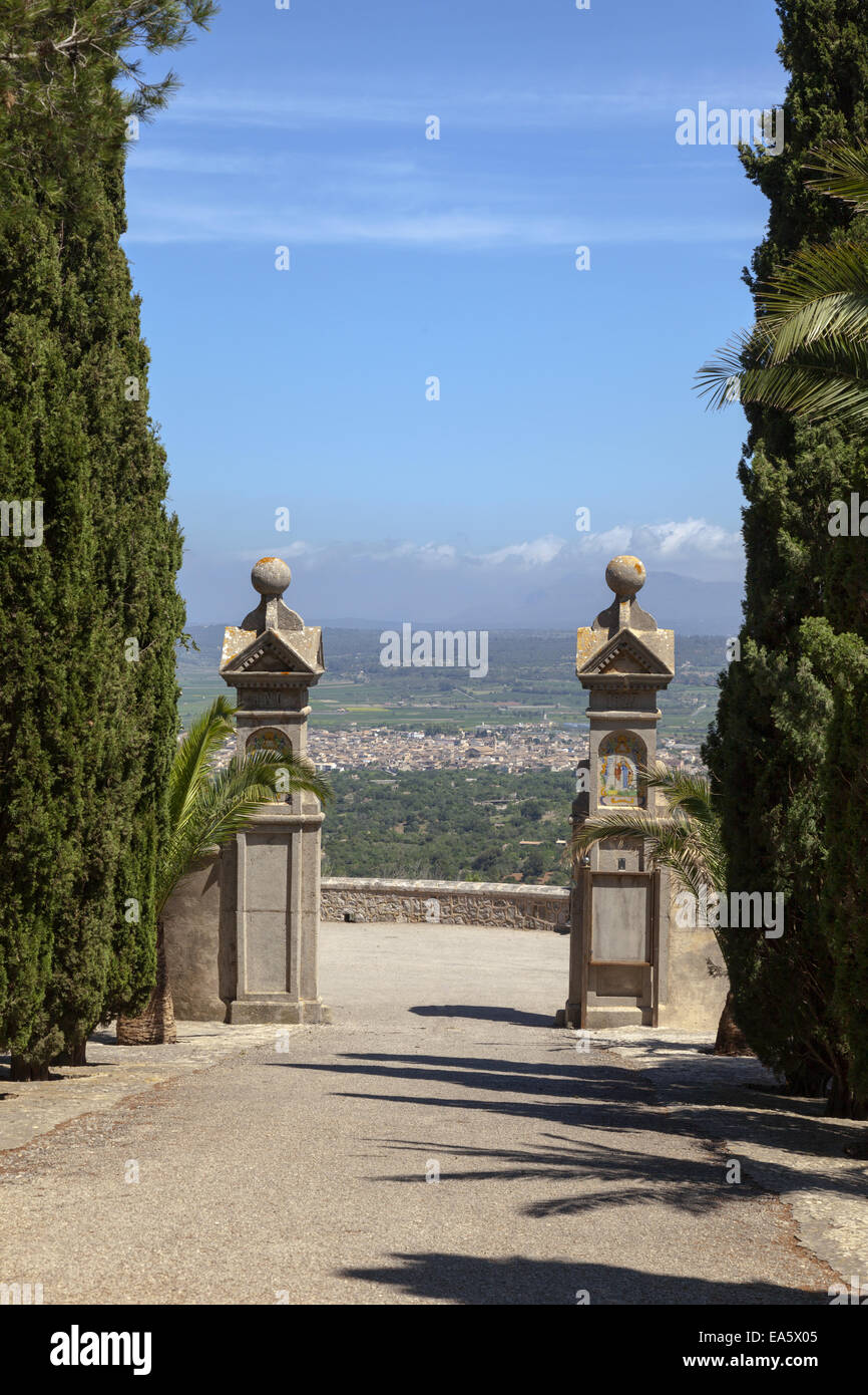 Ingresso dell'Ermita de Bonany Foto Stock