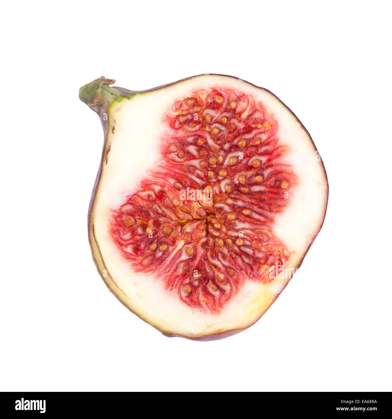 Fico frutta metà Foto Stock