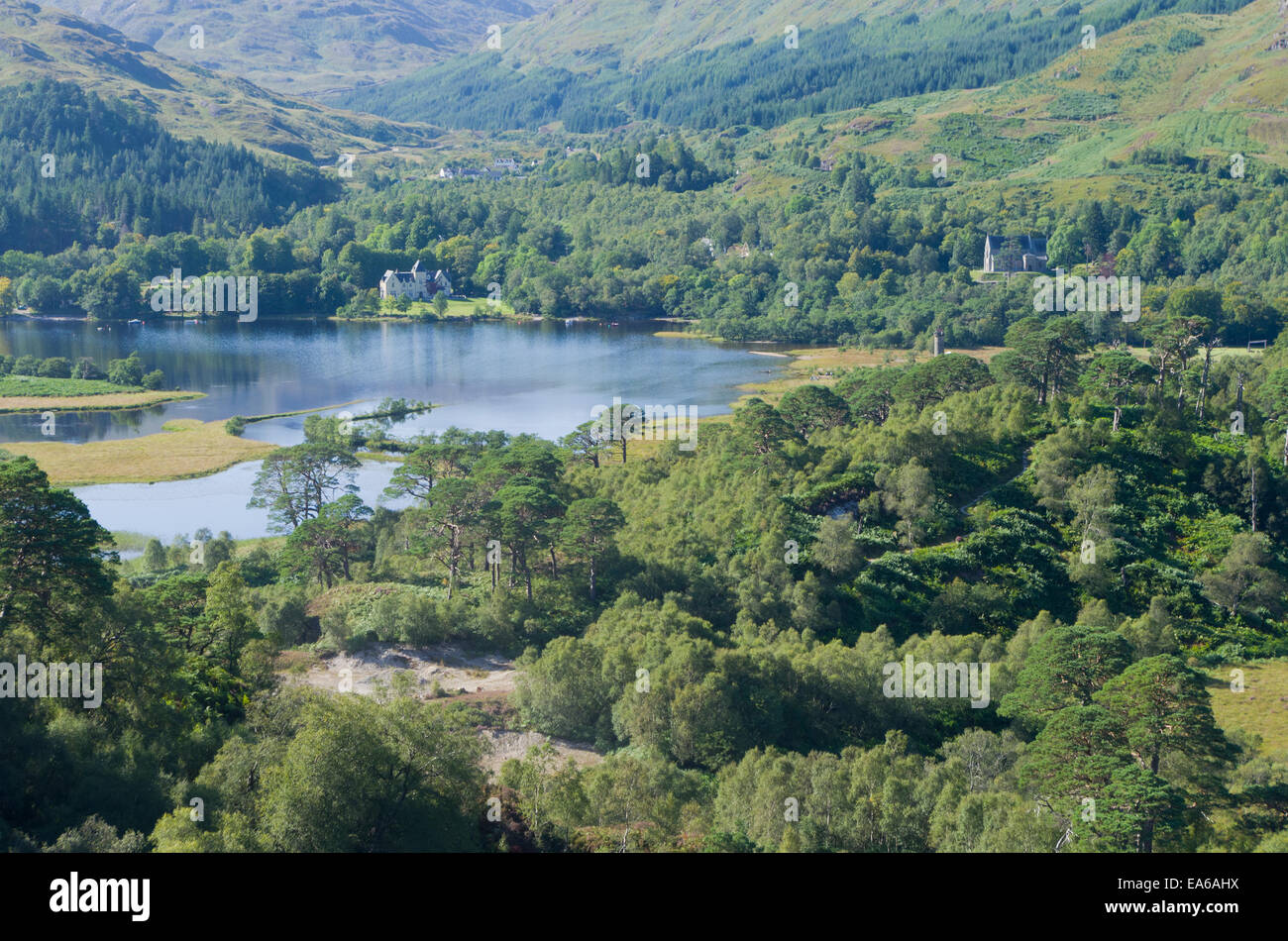 Loch Shiel, Glenfinnan, Lochaber, Inverness-shire, Highland, Scotland, Regno Unito Foto Stock