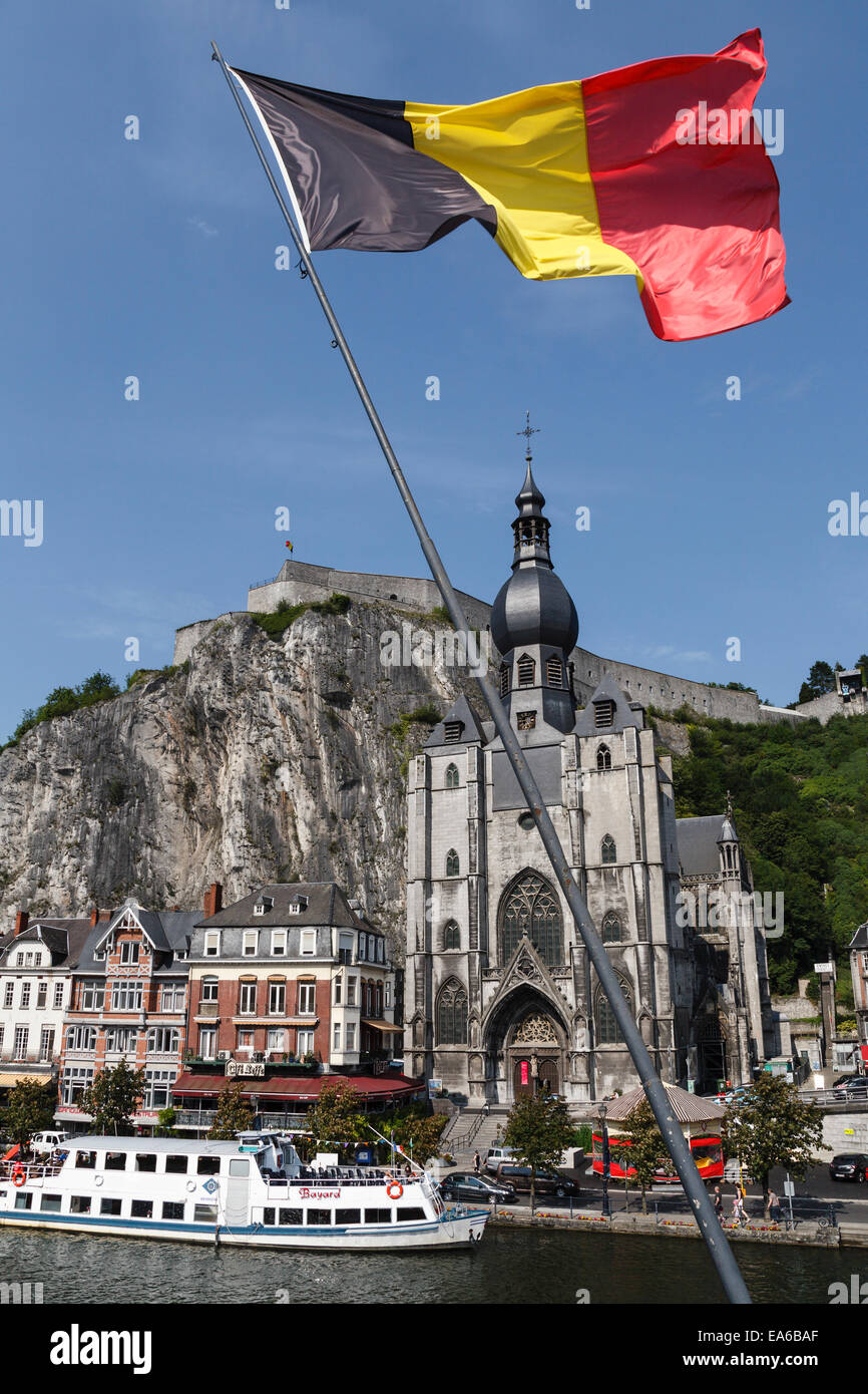 Dinant Vallonia, Belgio Foto Stock