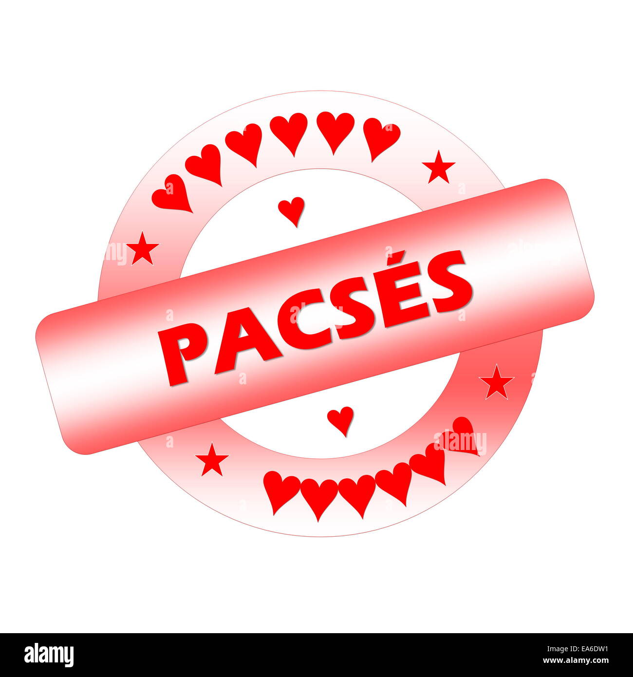 Il matrimonio gay, pacse, timbro scritto in francese Foto Stock