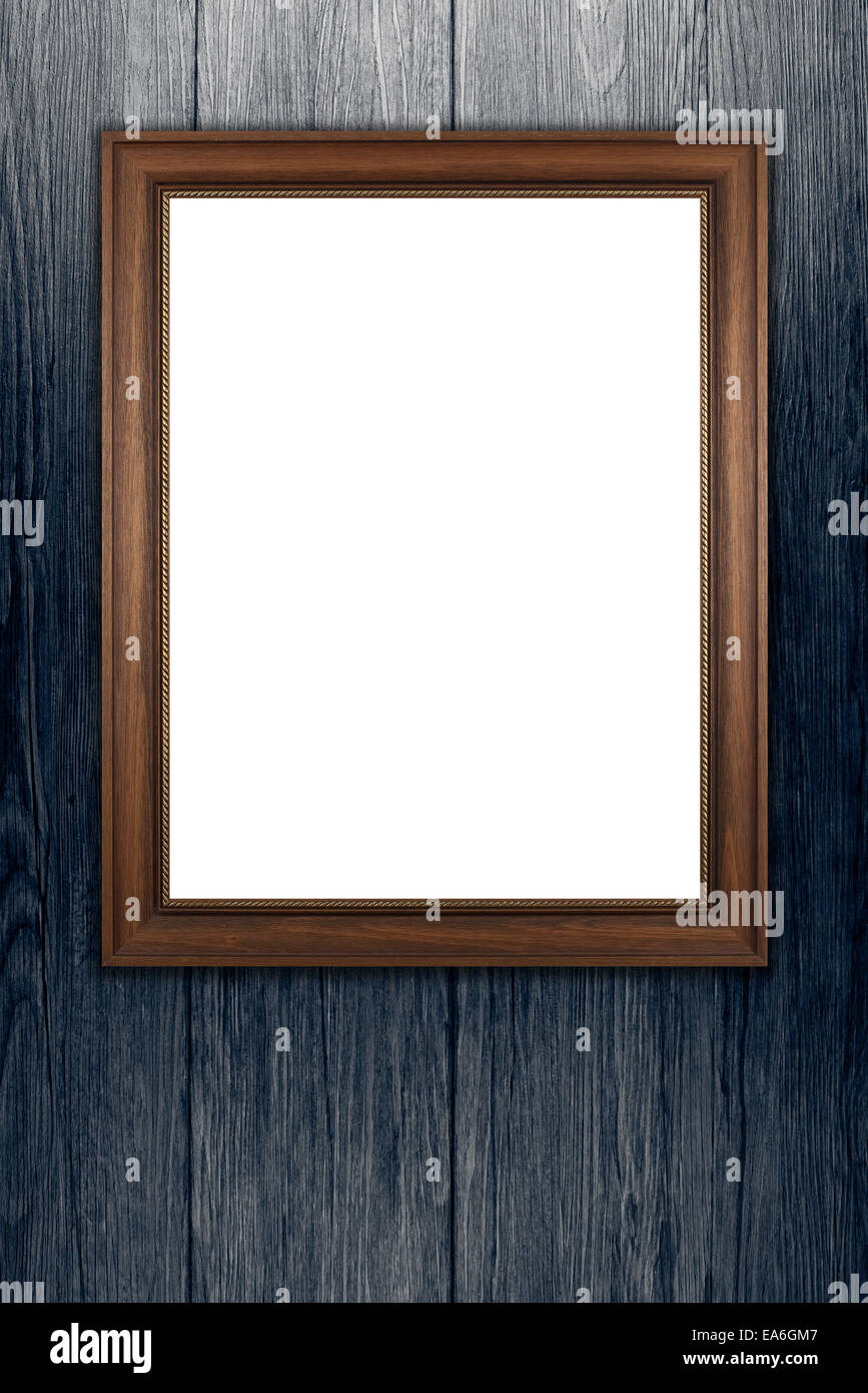 Vecchia cornice immagine Foto Stock