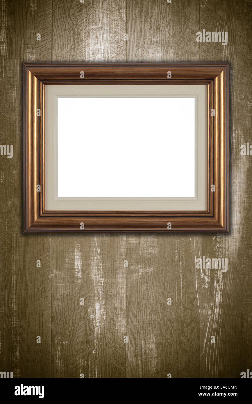 Vecchia cornice immagine Foto Stock