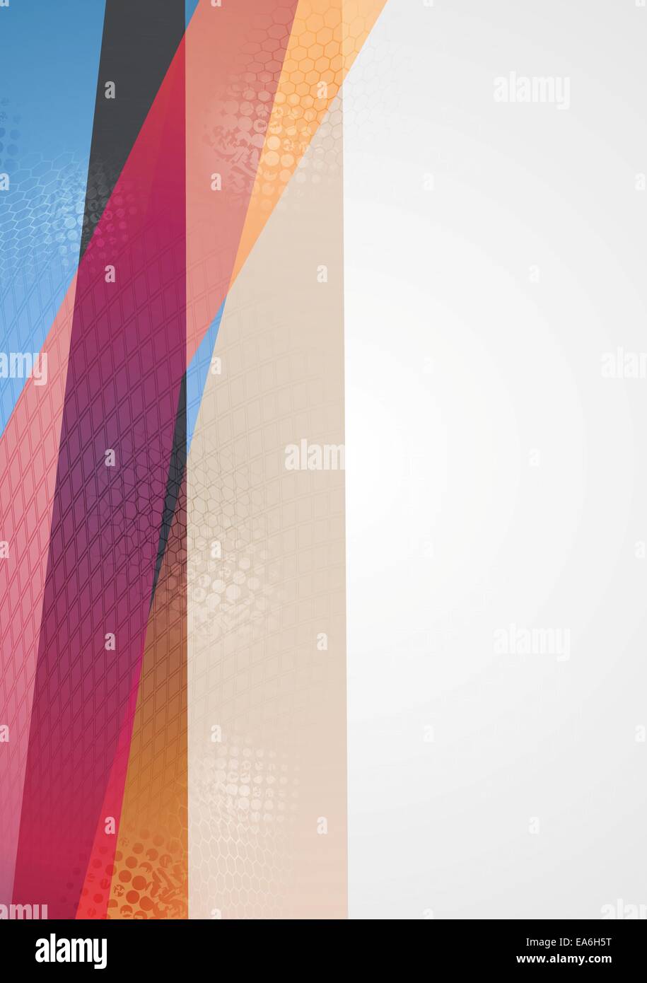 Luminosa sullo sfondo di geometria Foto Stock