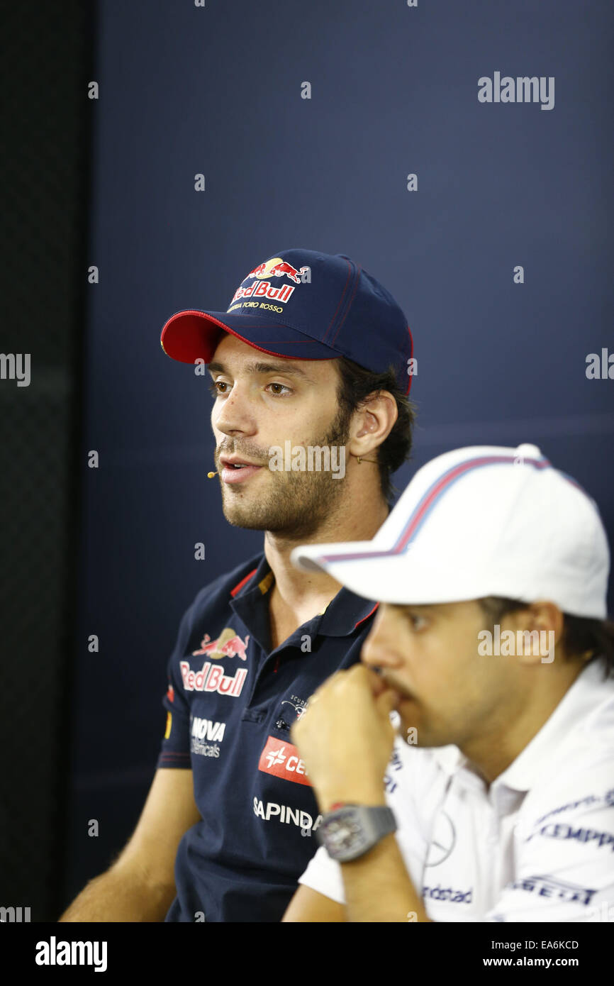 Motorsports: FIA Formula One World Championship 2014, il Gran Premio del Brasile, #25 Jean-Eric Vergne (FRA, la Scuderia Toro Rosso), Foto Stock