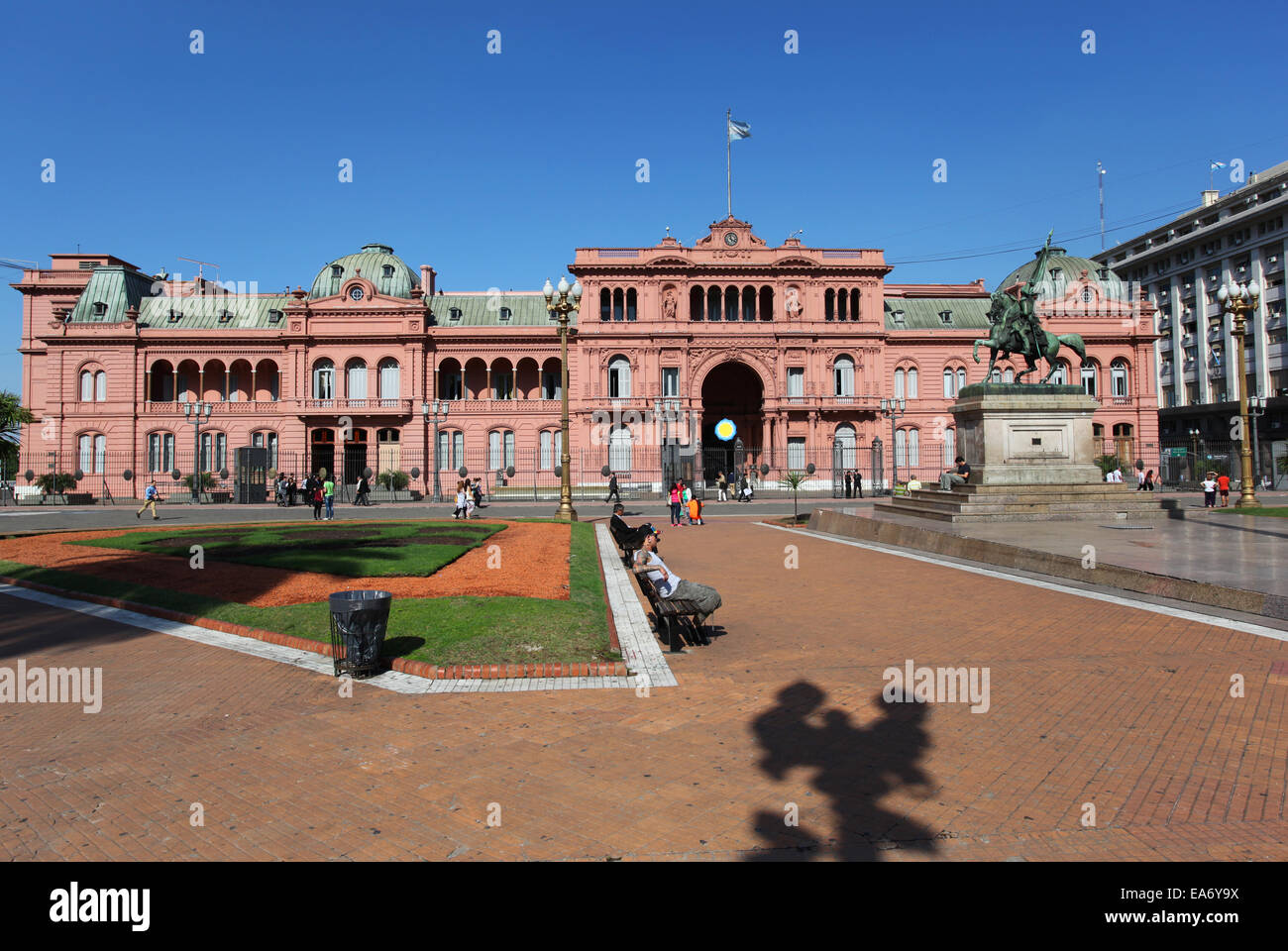 La 'Casa Rosada' in Plaza de Mayo. Monserrat, Buenos Aires, Argentina. Foto Stock