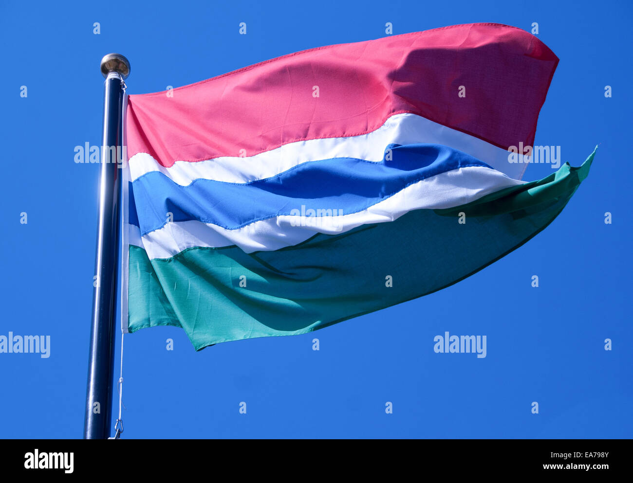 Gambia bandiera Foto Stock