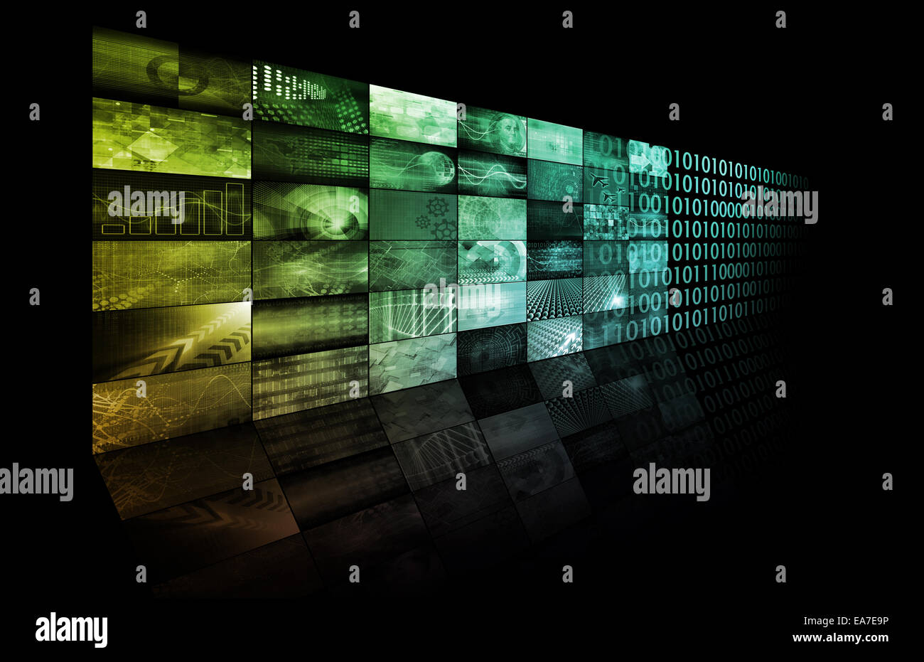 La pubblicità digitale sul Web e Internet Media Foto Stock