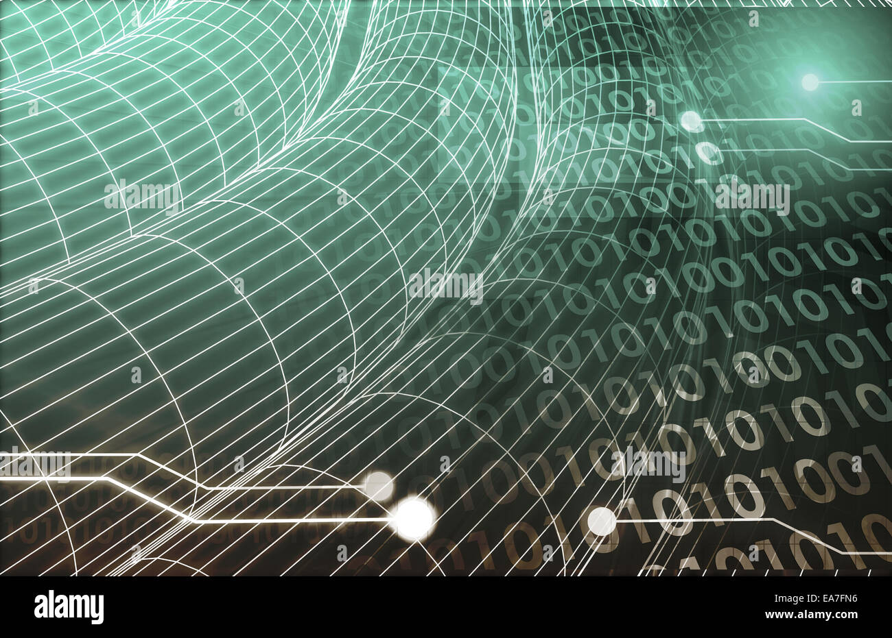 Contenuto multimediale digitale consegna online come arte Foto Stock