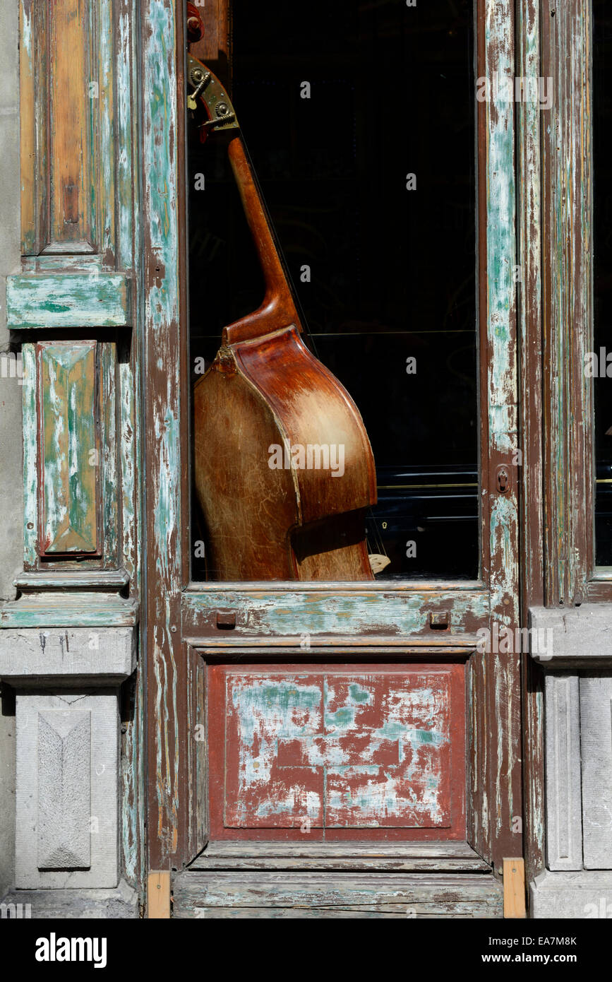 Music Bar, Jan Breydelstraat, Gand, Fiandre, in Belgio, Europa Foto Stock