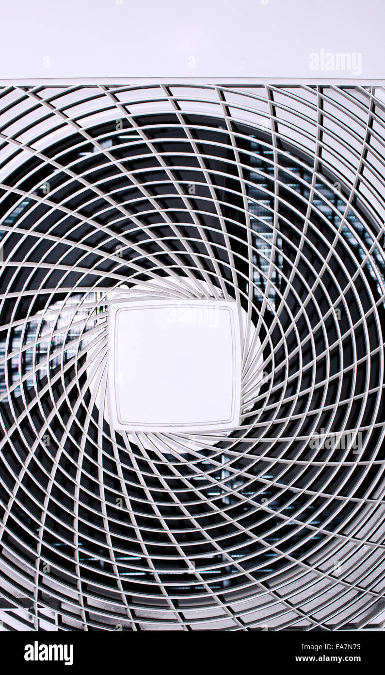 Industrial unità aria condizionata anteriore. Foto Stock