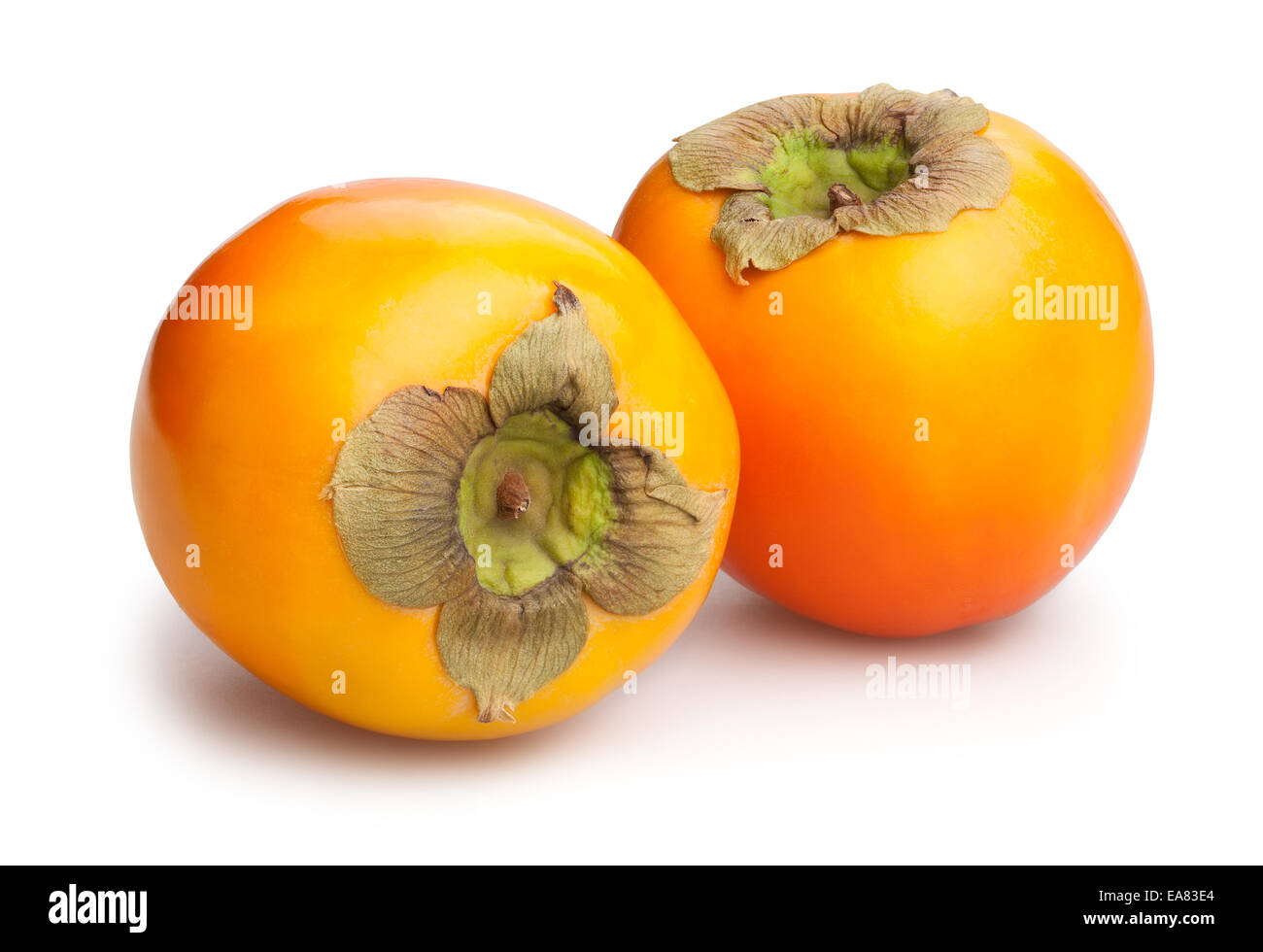 Persimmon isolato Foto Stock