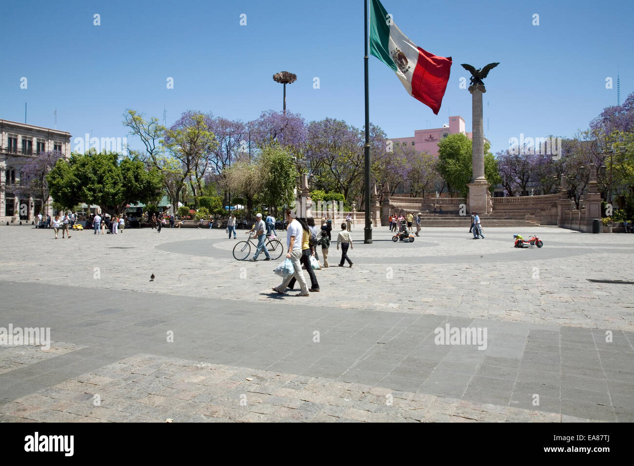 Plaza de la Patria, aguascalientes, Messico Foto Stock