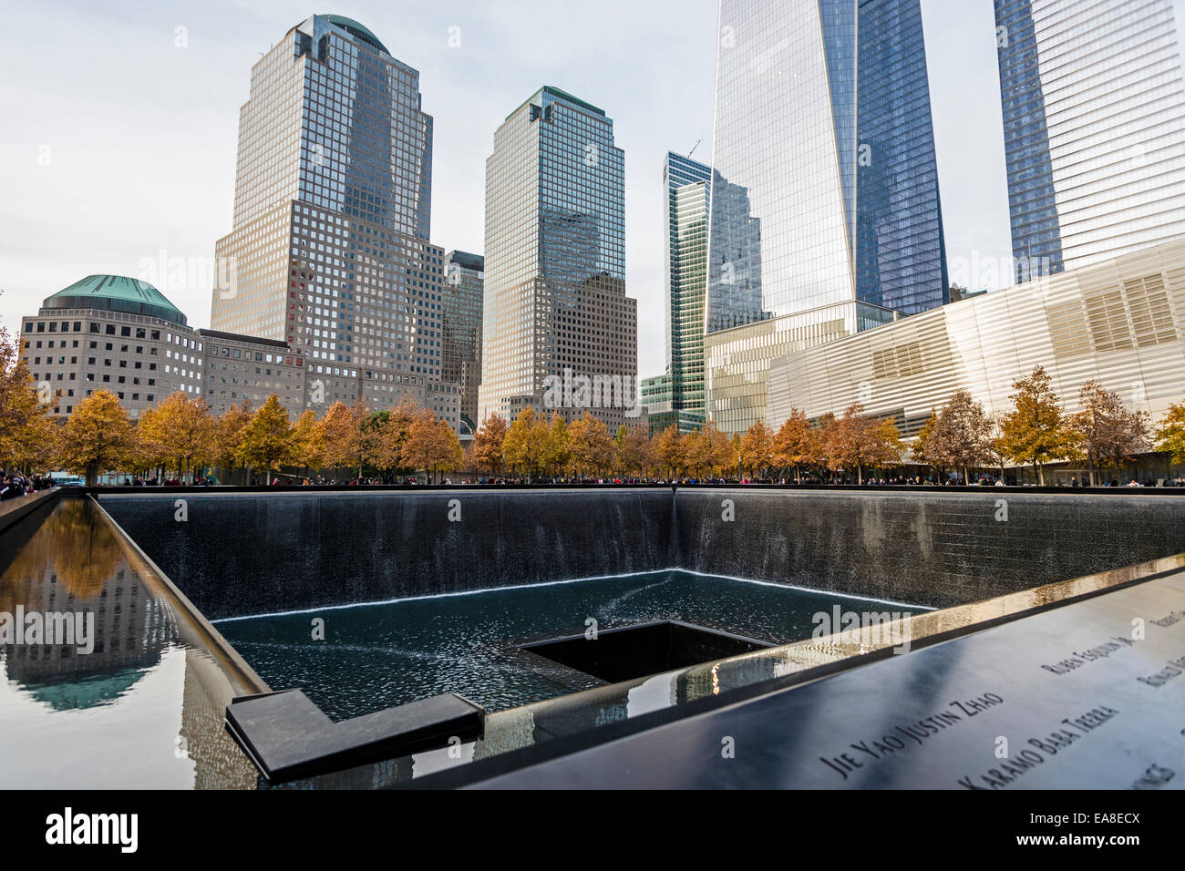 New York, NY 911 Memoriale per le vittime del World Trade Center ©Stacy Rosenstock Walsh/Alamy Foto Stock