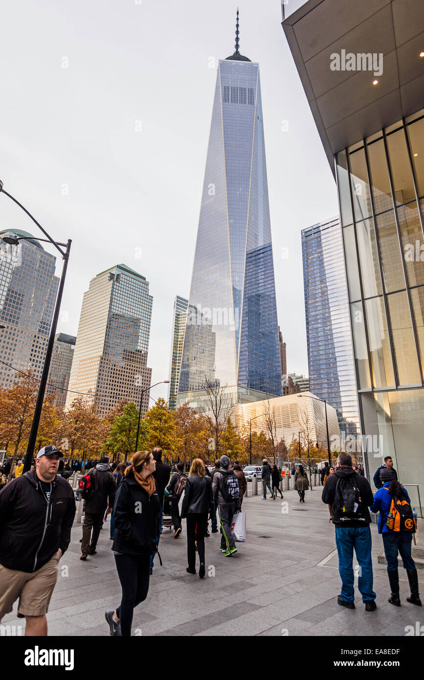 New York, NY 911il World Trade Center ( Freedom Tower ) in Lower Manhattan ©Stacy Rosenstock Walsh/Alamy Foto Stock
