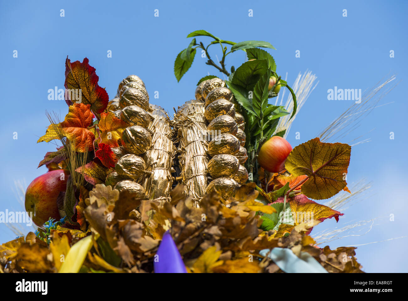Tradizionale festa Hueter in Perchtoldsdorf, Bassa Austria, area di Vienna, Perchtoldsdorf Foto Stock